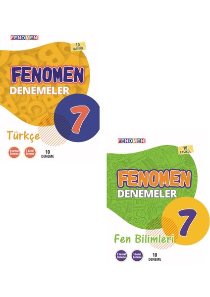 7. Sınıf Fen Bilimleri Türkçe 10 Deneme Seti Yeni 2022