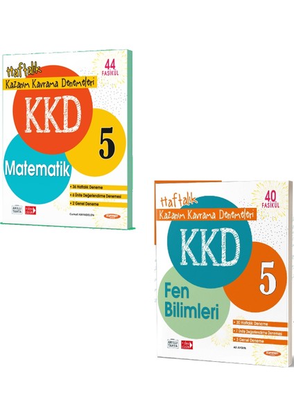 5.Sınıf Matematik Fen Bilimleri Kazanım Kavrama Deneme KKD Seti 2023