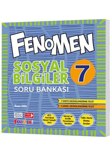 Gama Yayınları Fenomen7. Sınıf Sosyal Bilgiler Soru Bankası