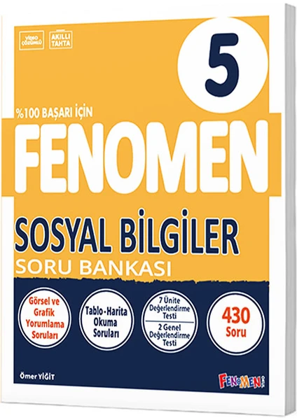 Fenomen Yayıncılık 5. Sınıf Sosyal Bilgiler Soru Bankası