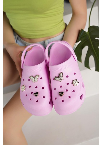 Taşlı Şık Tasarım Cross Unisex Terlik modelleri