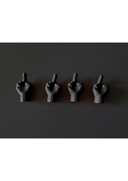 Orta Parmak Araba ve Lastik Sibop 4'lü