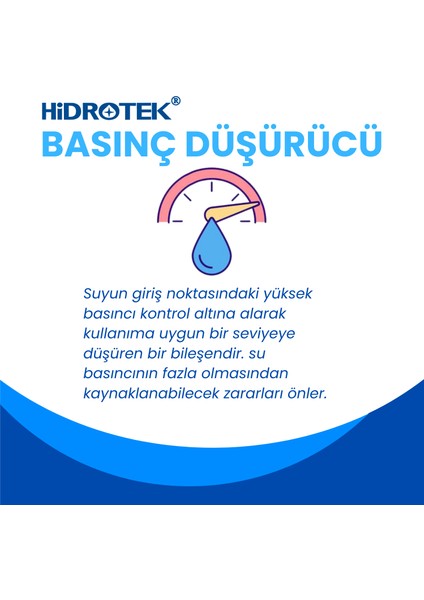 HiDROTEK EA WATER Atık Su Atmayan  Nano Deposuz Su Arıtma Cihazı Direk Akış