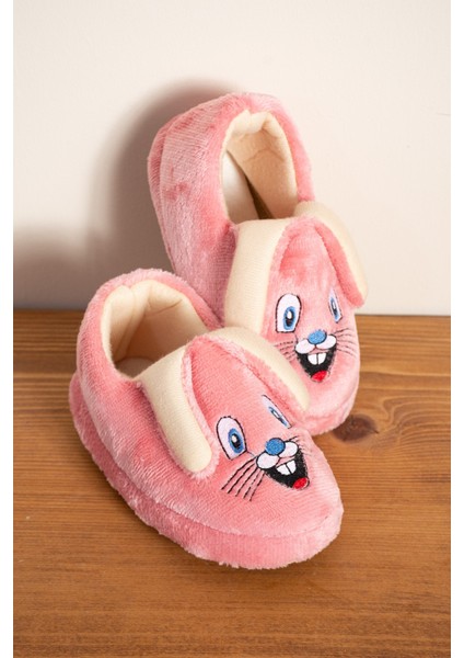 Kız Çocuk Panduf Ev Patiği Pamuk Astarlı Tavşan Figür Ev Kreş Ayakkabısı Sevimli Tavşan fiyatları