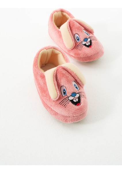 Kız Çocuk Panduf Ev Patiği Pamuk Astarlı Tavşan Figür Ev Kreş Ayakkabısı Sevimli Tavşan indirimleri