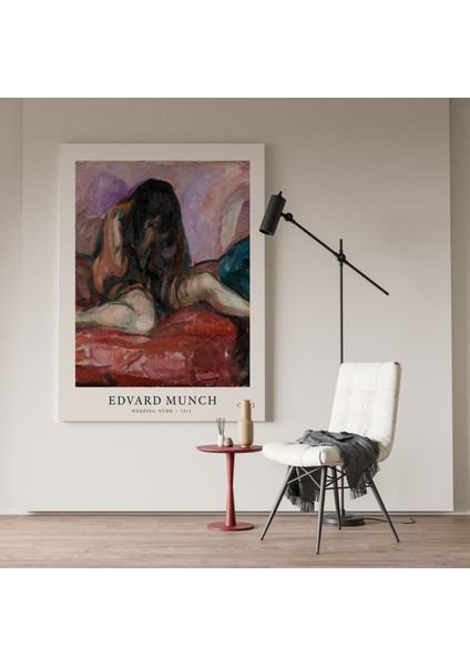 Edvard Munch Sanatsal Tablo Salon Duvar Dekroasyonu Kanvas Tablo