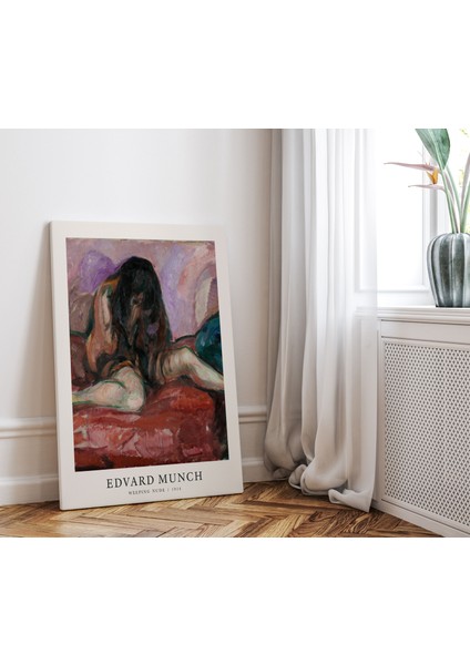 Edvard Munch Sanatsal Tablo Salon Duvar Dekroasyonu Kanvas Tablo