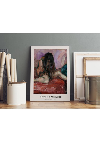 Edvard Munch Sanatsal Tablo Salon Duvar Dekroasyonu Kanvas Tablo