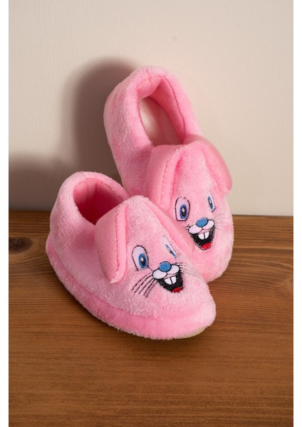 Kız Çocuk Panduf Ev Patiği Pamuk Astarlı Tavşan Figür Ev Kreş Ayakkabısı Sevimli Tavşan fiyatları