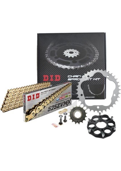 Dıd Ducati Monster 1200R Zincir Dişli Seti (2016-2020) Zvmx Zincir (Gold Renk)