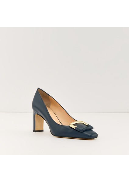 Jenya-Tr Ayakkabı Yüksek Topuklu - Lacivert fırsatları