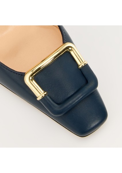 Jenya-Tr Ayakkabı Yüksek Topuklu - Lacivert indirimleri