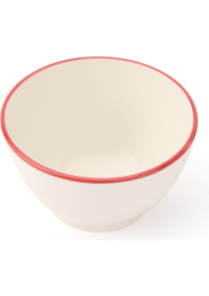 Hızlı Kase - Krem / Kırmızı - 10 cm fiyatları