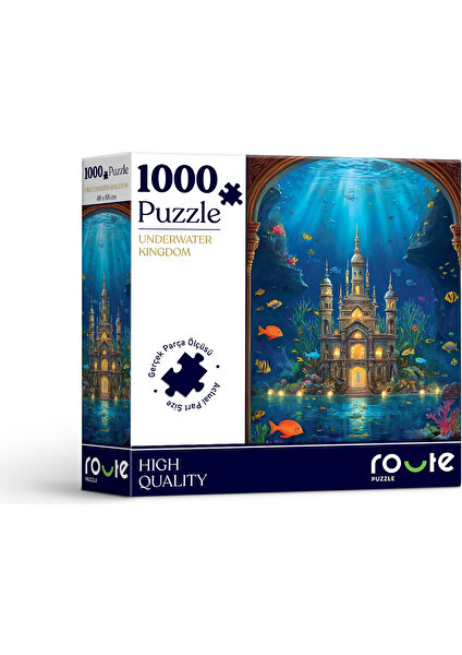 1000 Parça Underwater Kıngdom Puzzle 48 x 68 cm