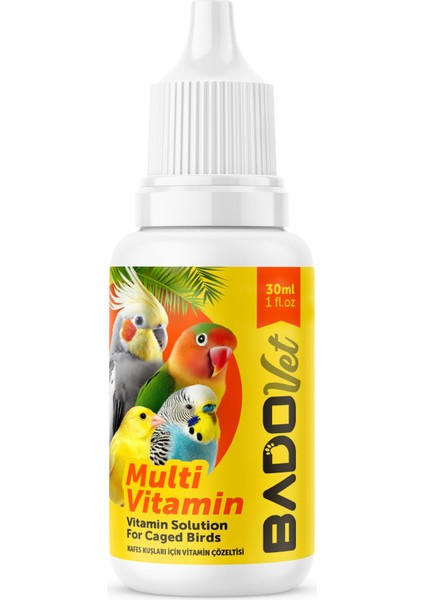 Kuş Vitamini 30Ml