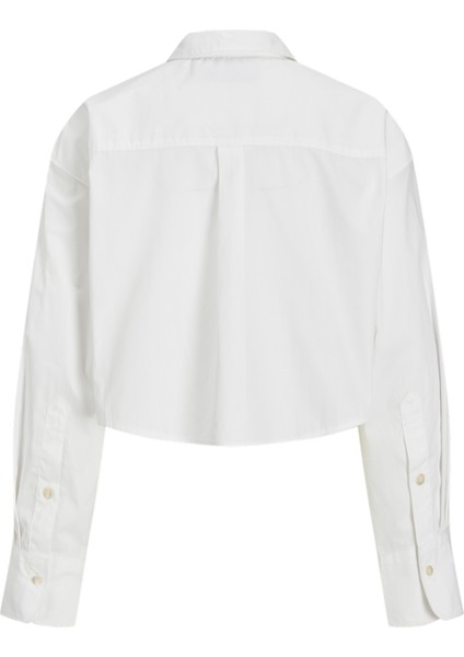 Kadin Crop Poplin Gömlek - Jamie fırsatları