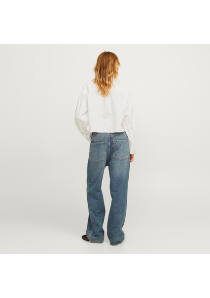 Kadin Crop Poplin Gömlek - Jamie indirimleri