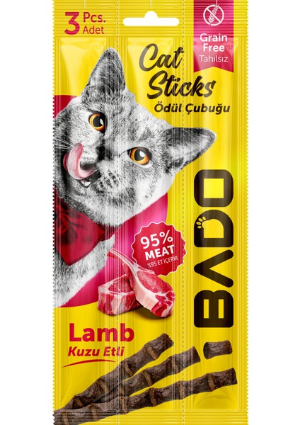 Kedi Ödül Çubuğu Kuzu Etli 3x5gr