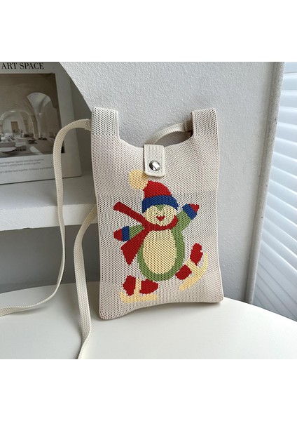 Niş Tasarım Öğrenci Para Çantası Dışarı Çıkmak Için Çok Yönlü Omuz Çantası (Yurt Dışından)