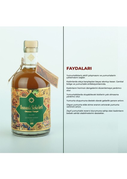 No : 258 Zehdan Sirkesi
