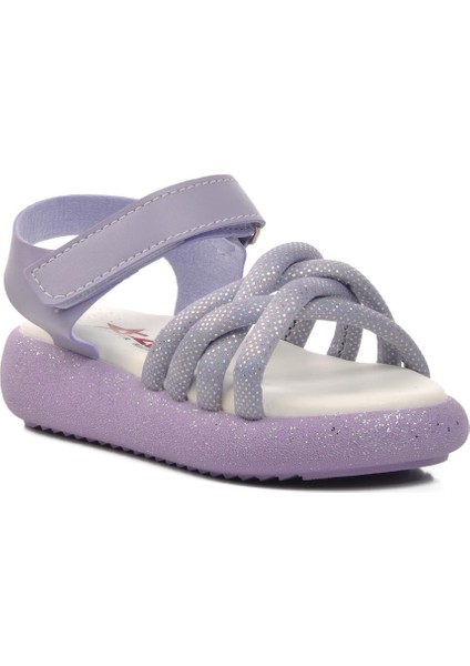 24-401-P Lila Ortopedik Taban Kız Çocuk Sandalet