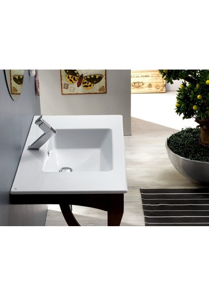 Ibiza Etajerli Lavabo 71 x 51 cm modelleri