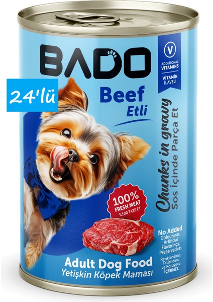 Yetişkin Yaş Köpek Maması Etli 400GR 24'lü