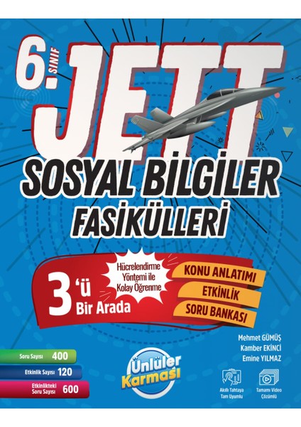 Ünlüler Karması 6. Sınıf Jett Sosyal Bilgiler Fasikülleri