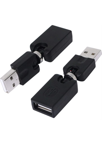 USB To Dişi Erkek 360 Derece Dönebilen Çevirici Dönüştürücü Adaptör