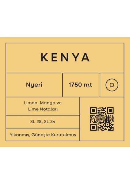 Kenya Filtre Kahve - 250 gr