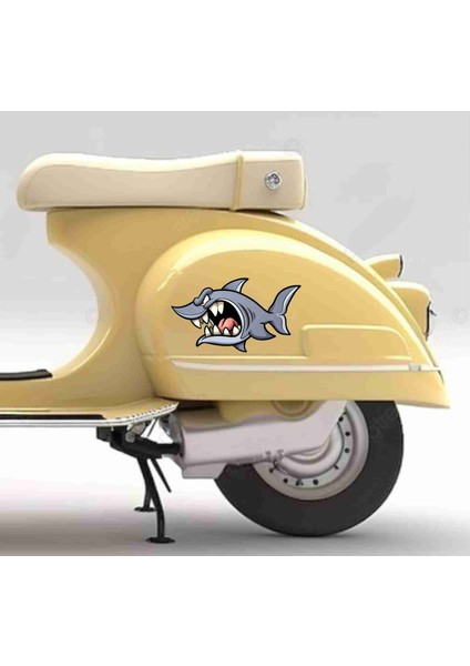 Köpek Balığı Shark Araba Oto Motosiklet Karavan Sticker 00447 fiyatları