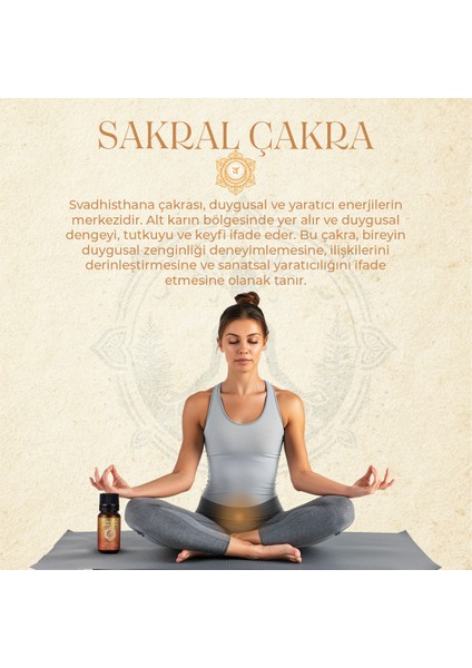 Sakral Çakra Aromaterapi Yağ Karışımı 10 ml