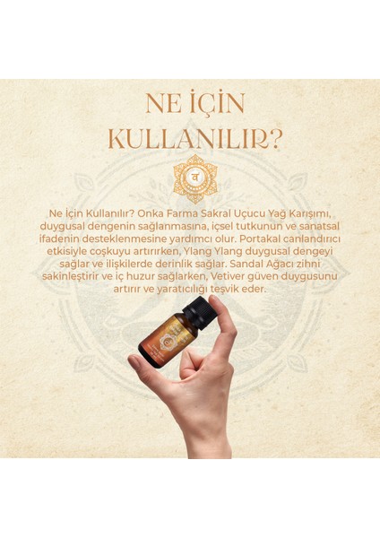 Sakral Çakra Aromaterapi Yağ Karışımı 10 ml