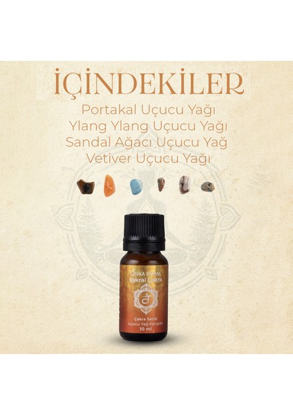 Sakral Çakra Aromaterapi Yağ Karışımı 10 ml