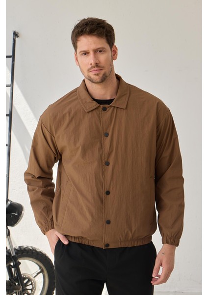 Erkek Paraşüt Mont Ceket Kahverengi fiyatları