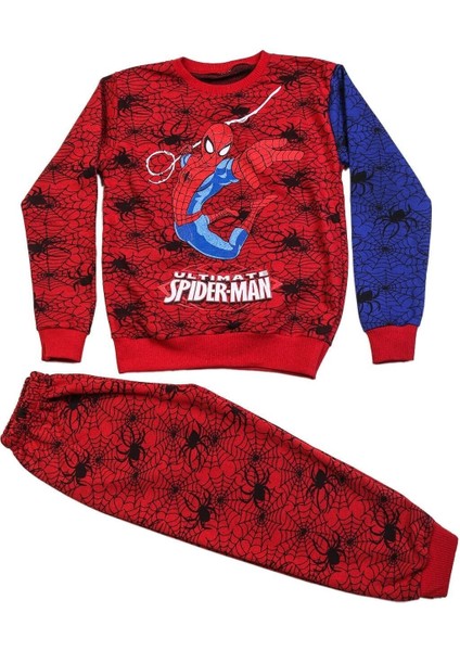 Spiderman Ultımate Sweatshirt Takım Örümcek Adam Çocuk