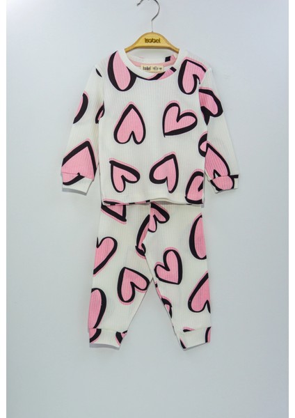 Kalp Desenli Pijama Takımı 23222