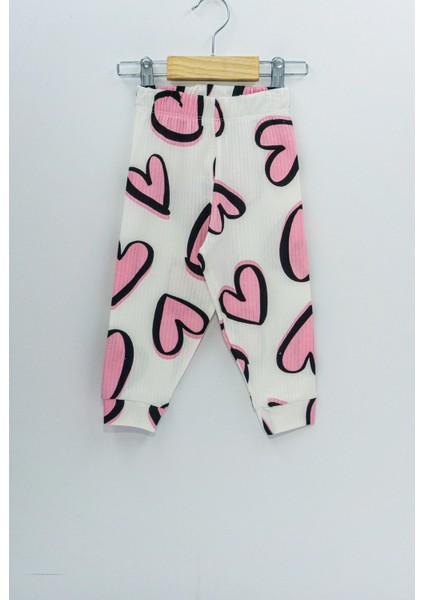 Kalp Desenli Pijama Takımı 23222