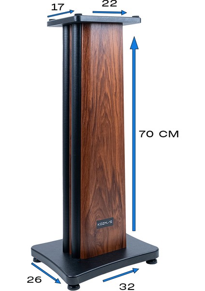 KS-SS418R Ahşap Hi-Fi Hoparlör Standı - Gülağacı fiyatları