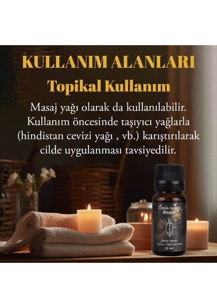 Başak Burcu Uçucu Yağ Karışımı 10 ml - Burç Serisi Aromaterapi