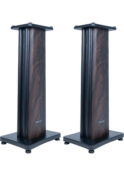 KS-SS418W Ahşap Hi-Fi Hoparlör Standı - Ceviz
