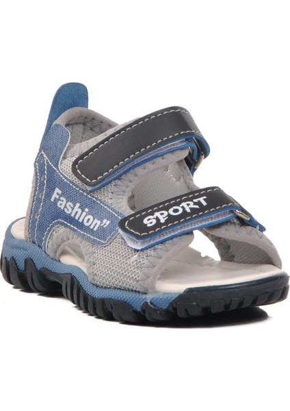 24-410-B Lacivert-Mavi Ortopedik Erkek Çocuk Sandalet