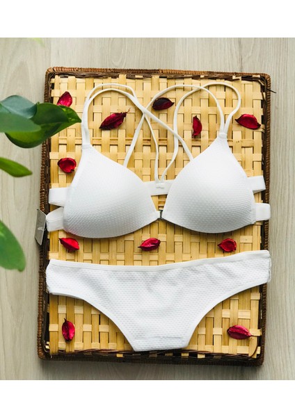 Önden Açmalı Arkası Çapraz Ip Sütyen Takımı fiyatları