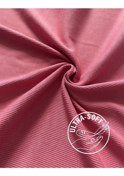 Kaşkorse Tam Boğazlı Body Sweatshirt, Gül Kurusu, M fırsatları