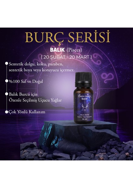 Balık Burcu Uçucu Yağ Karışımı 10 ml