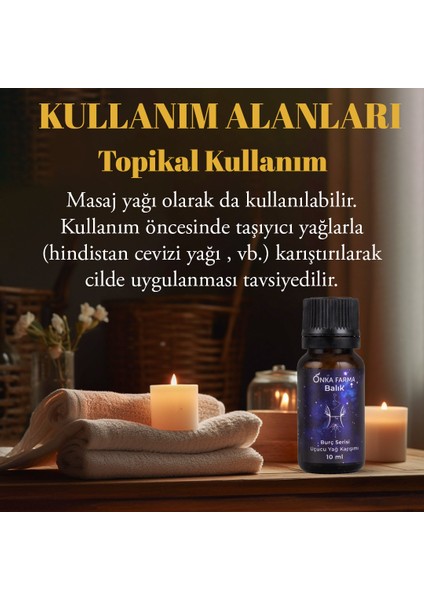 Balık Burcu Uçucu Yağ Karışımı 10 ml