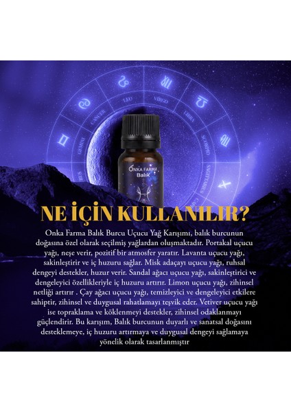 Balık Burcu Uçucu Yağ Karışımı 10 ml