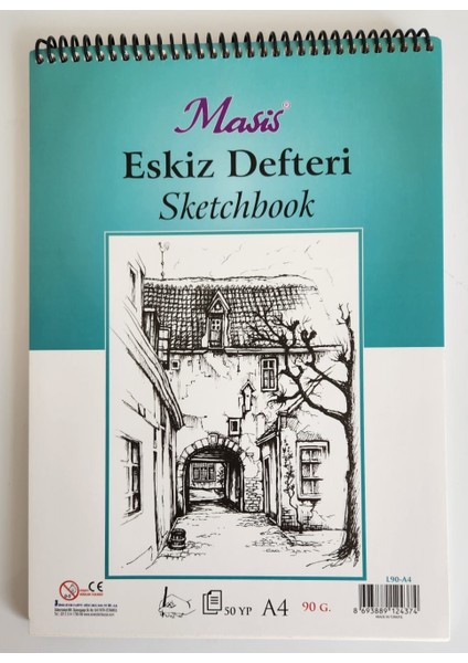 A4 50YP 90GR Eskiz Defteri