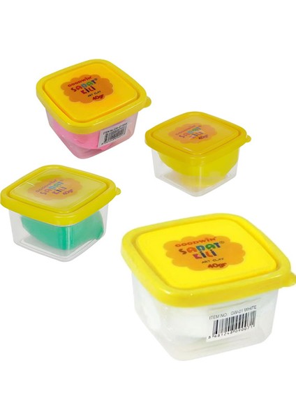 Sanat Kili 40 Gr.(3 Renk + 1 Adet Beyaz***) 4'lü Set