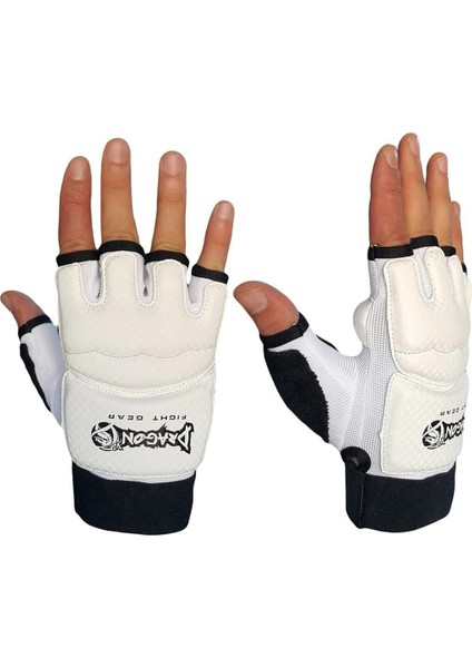 Taekwondo Eldiveni Suni Deri Esnek Kullanım İçin Müsabaka ve Antrenman XS Beden